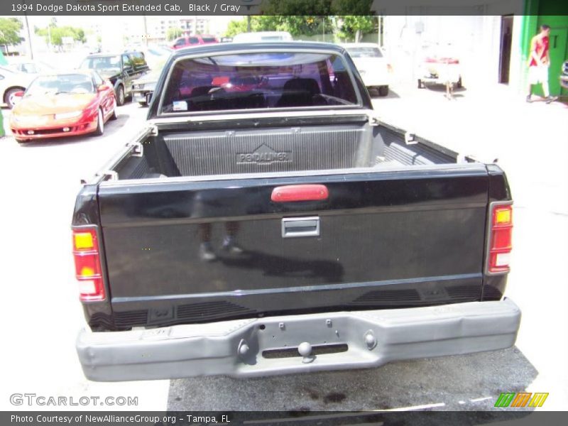 Black / Gray 1994 Dodge Dakota Sport Extended Cab