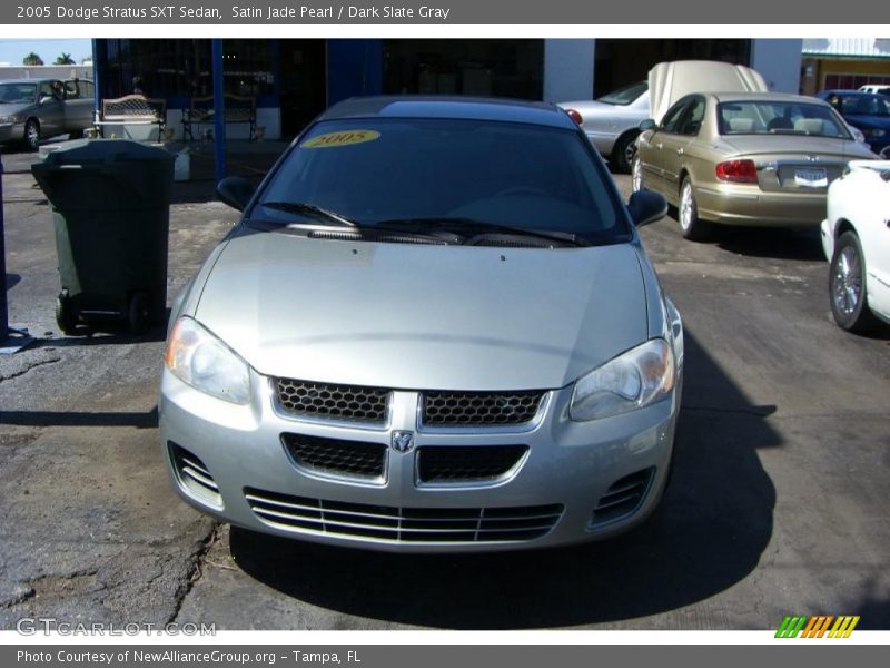 Satin Jade Pearl / Dark Slate Gray 2005 Dodge Stratus SXT Sedan