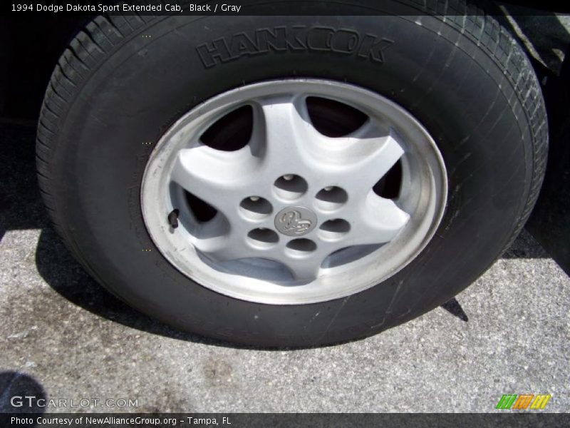 Black / Gray 1994 Dodge Dakota Sport Extended Cab