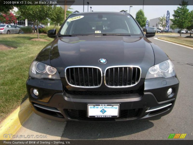 Jet Black / Black 2008 BMW X5 3.0si