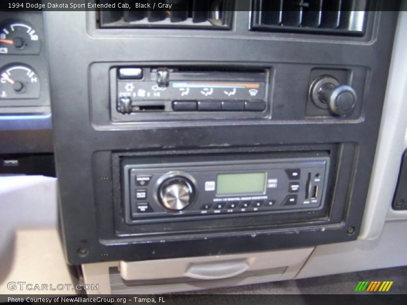 Black / Gray 1994 Dodge Dakota Sport Extended Cab