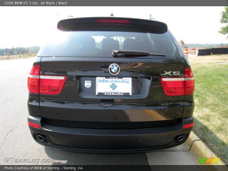 Jet Black / Black 2008 BMW X5 3.0si