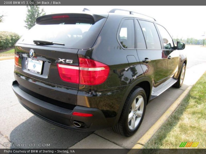 Jet Black / Black 2008 BMW X5 3.0si