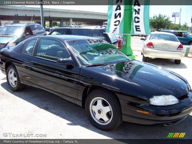 Black / Graphite 1999 Chevrolet Monte Carlo Z34