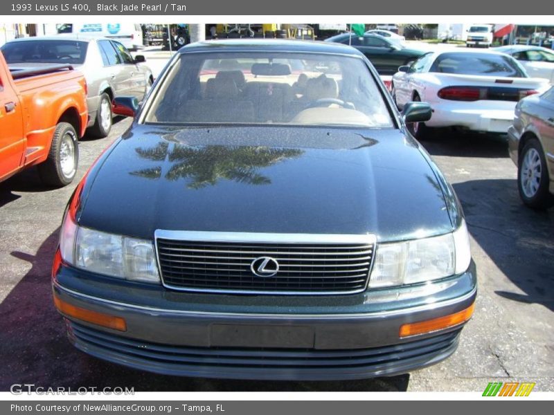 Black Jade Pearl / Tan 1993 Lexus LS 400