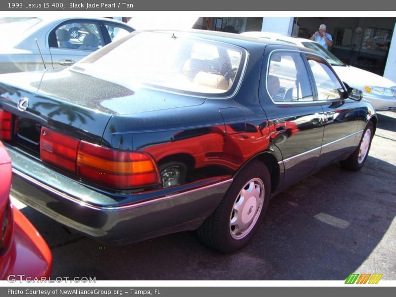 Black Jade Pearl / Tan 1993 Lexus LS 400