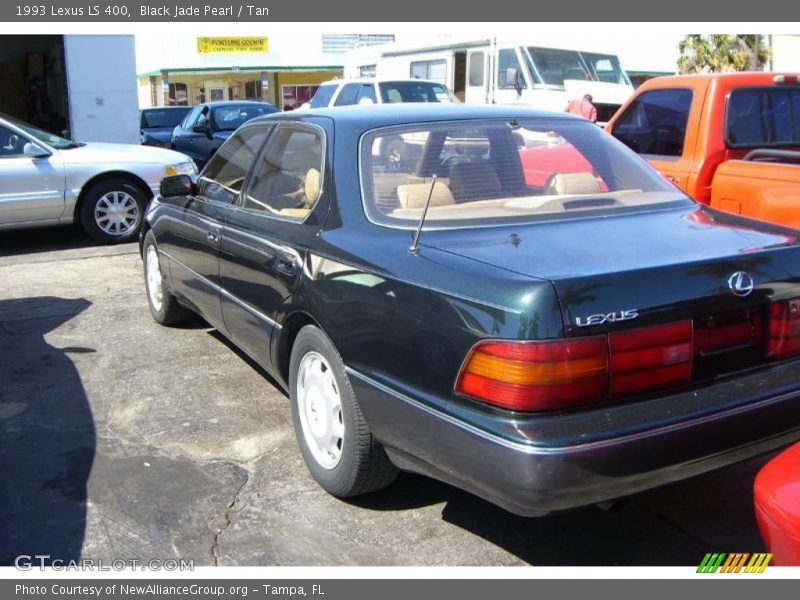 Black Jade Pearl / Tan 1993 Lexus LS 400