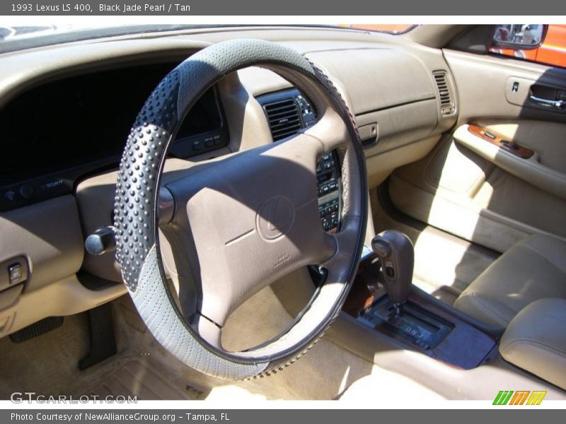 Black Jade Pearl / Tan 1993 Lexus LS 400