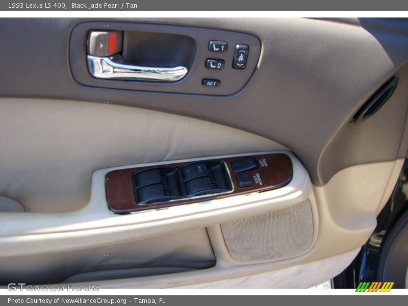 Black Jade Pearl / Tan 1993 Lexus LS 400