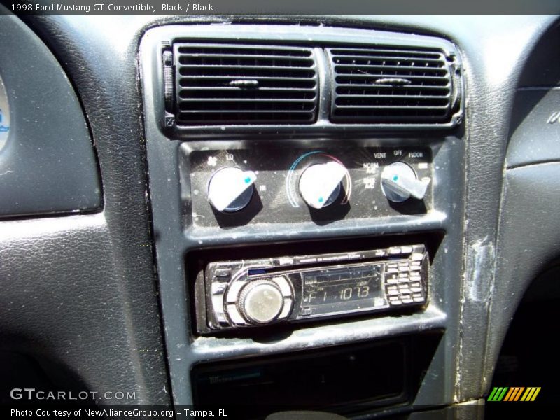 Black / Black 1998 Ford Mustang GT Convertible