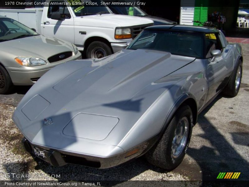 Silver Anniversary / Gray 1978 Chevrolet Corvette Anniversary Edition Coupe