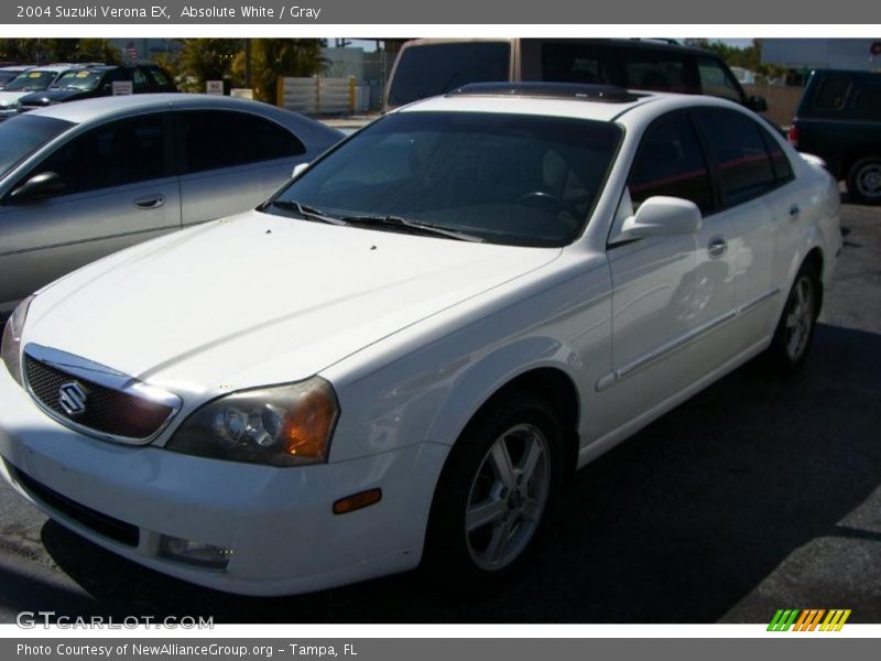 Absolute White / Gray 2004 Suzuki Verona EX