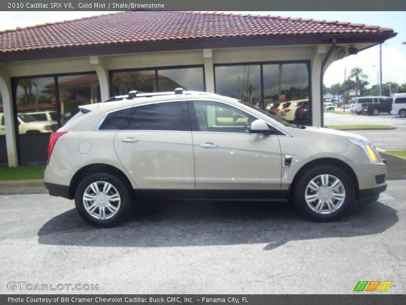 Gold Mist / Shale/Brownstone 2010 Cadillac SRX V6