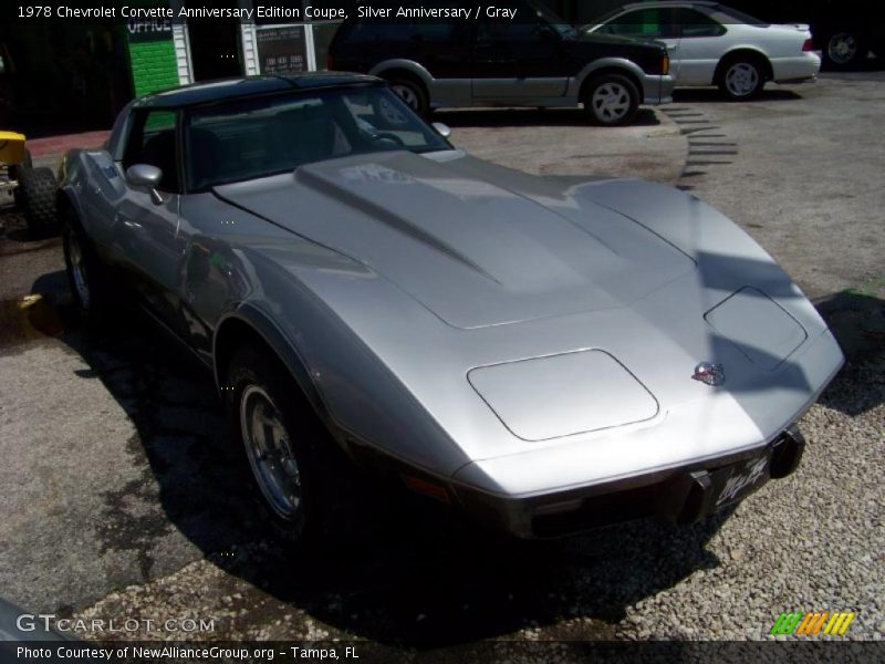 Silver Anniversary / Gray 1978 Chevrolet Corvette Anniversary Edition Coupe