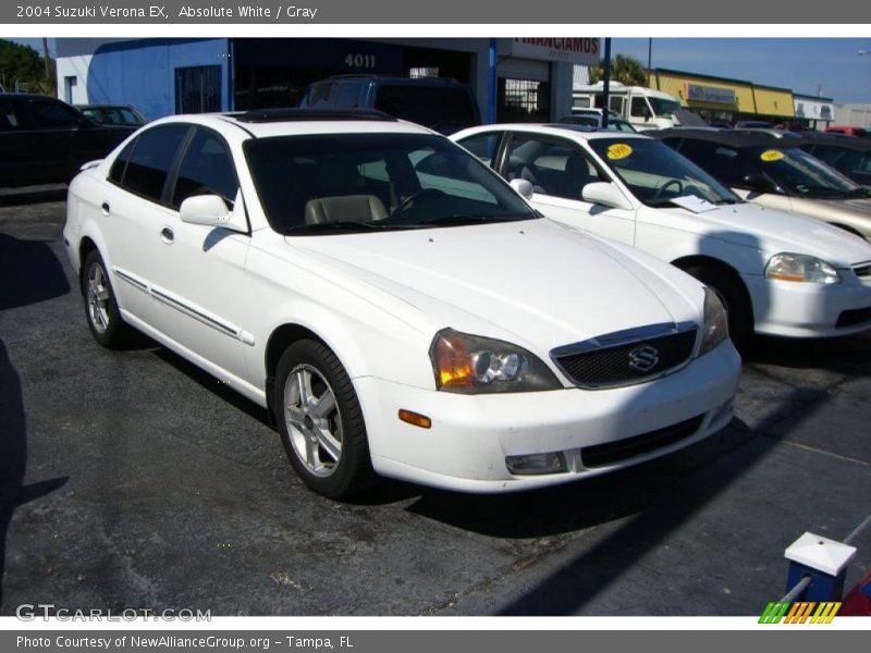 Absolute White / Gray 2004 Suzuki Verona EX