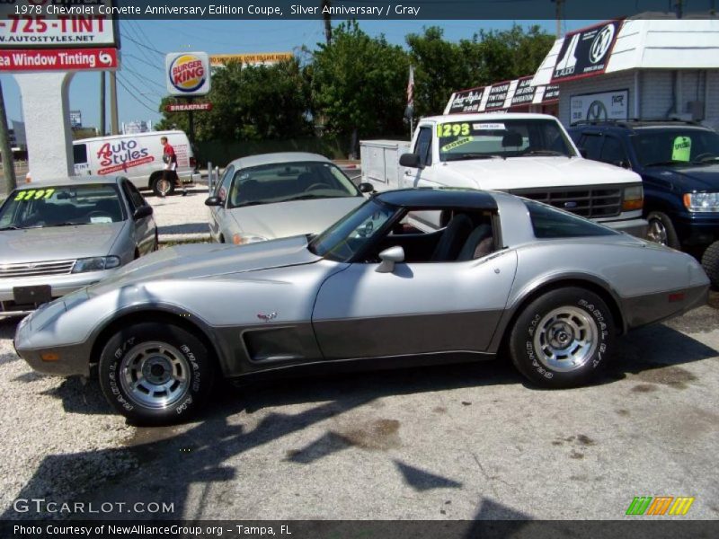 Silver Anniversary / Gray 1978 Chevrolet Corvette Anniversary Edition Coupe