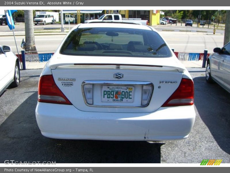 Absolute White / Gray 2004 Suzuki Verona EX