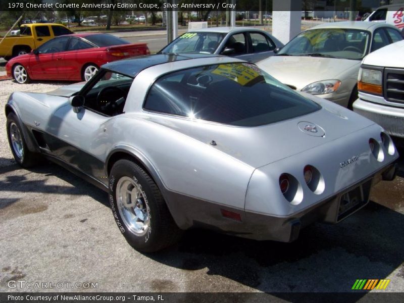 Silver Anniversary / Gray 1978 Chevrolet Corvette Anniversary Edition Coupe