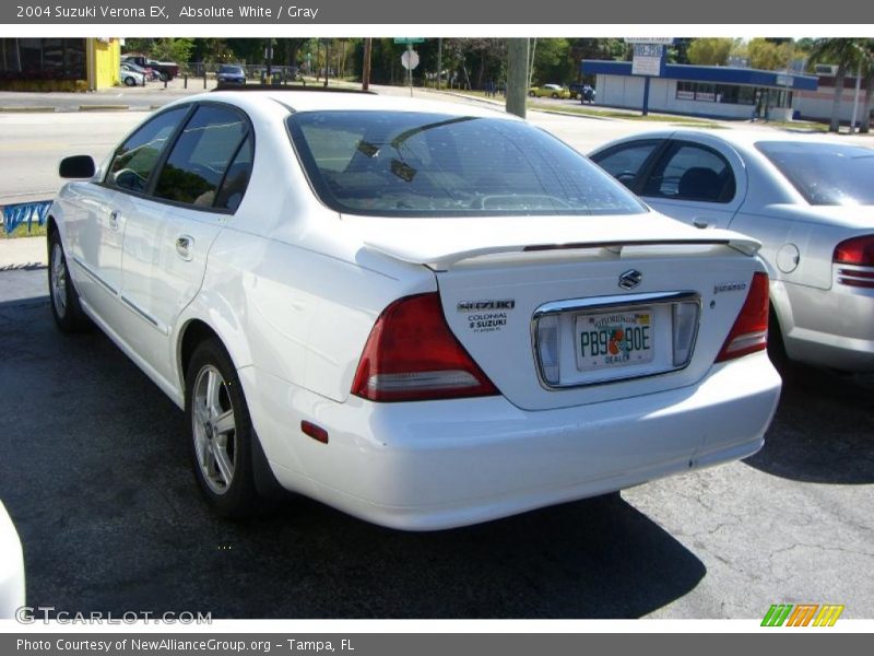 Absolute White / Gray 2004 Suzuki Verona EX