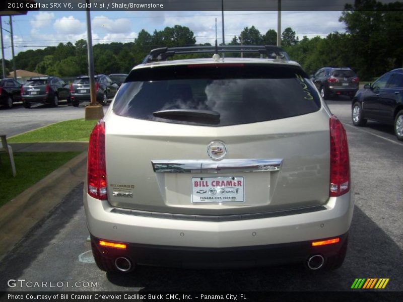 Gold Mist / Shale/Brownstone 2010 Cadillac SRX V6