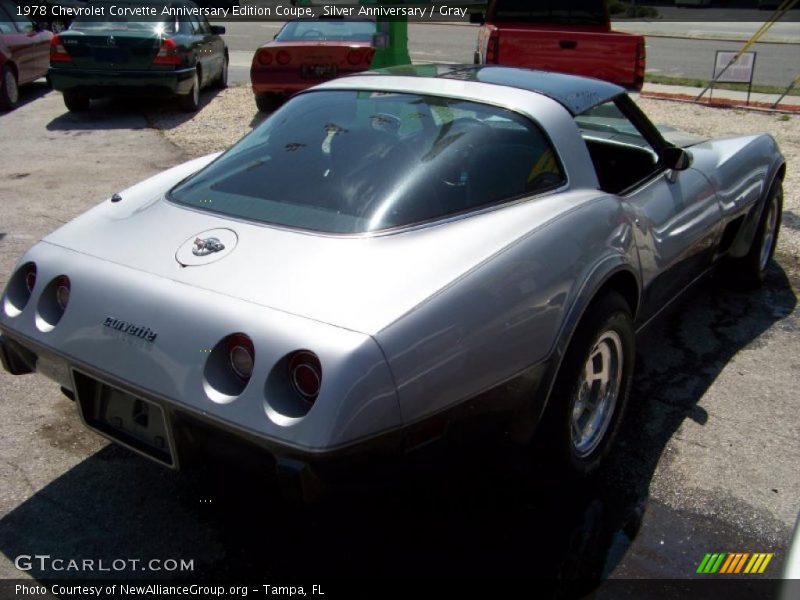 Silver Anniversary / Gray 1978 Chevrolet Corvette Anniversary Edition Coupe