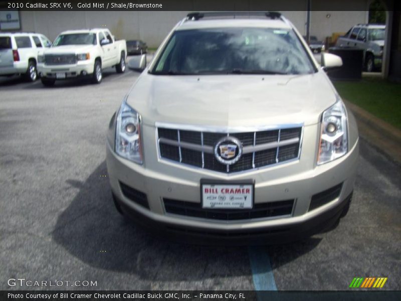 Gold Mist / Shale/Brownstone 2010 Cadillac SRX V6