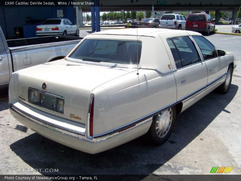 White / Neutral Shale 1996 Cadillac DeVille Sedan