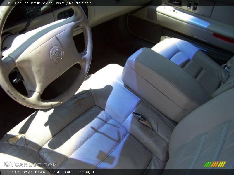 White / Neutral Shale 1996 Cadillac DeVille Sedan