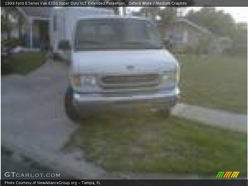 Oxford White / Medium Graphite 1999 Ford E Series Van E350 Super Duty XLT Extended Passenger