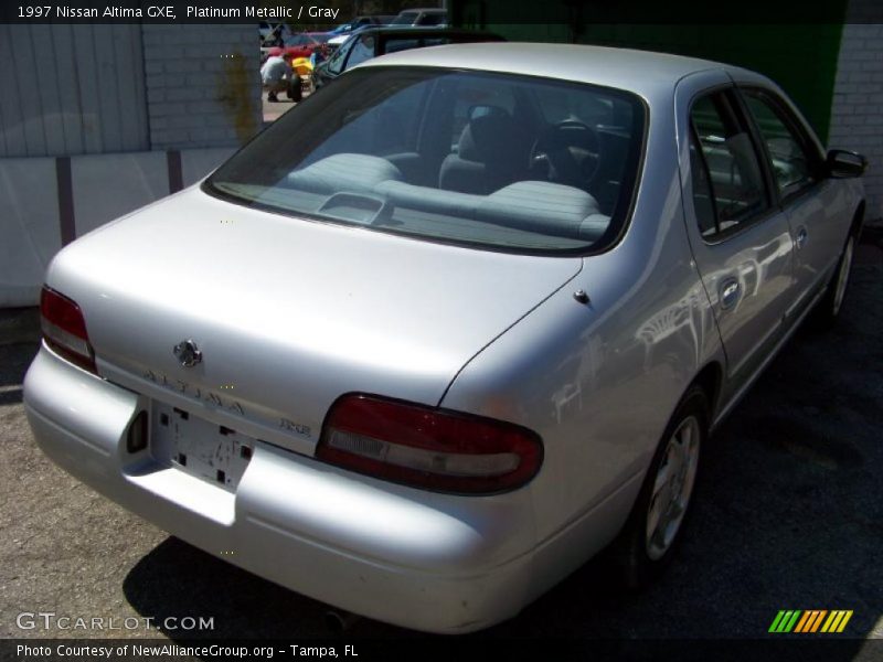 Platinum Metallic / Gray 1997 Nissan Altima GXE