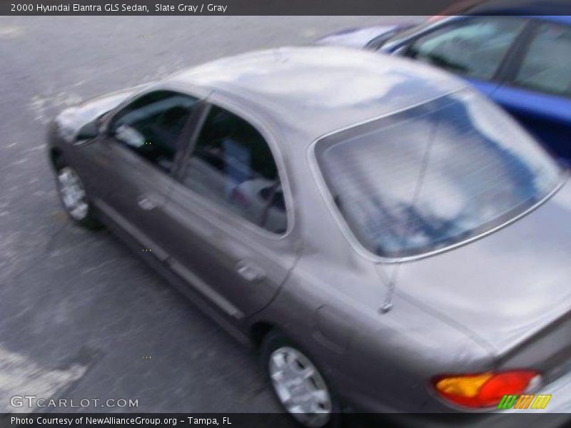 Slate Gray / Gray 2000 Hyundai Elantra GLS Sedan