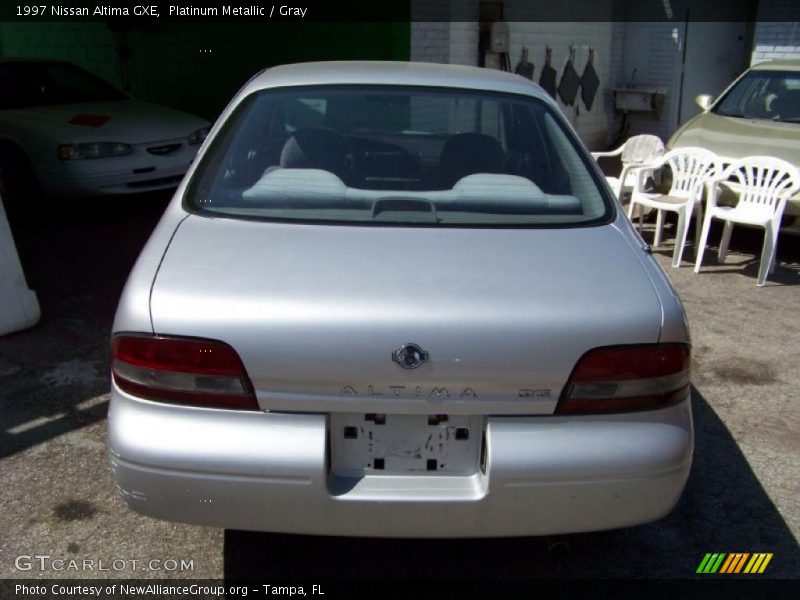 Platinum Metallic / Gray 1997 Nissan Altima GXE