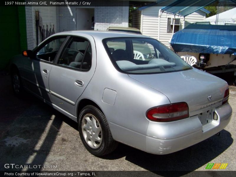 Platinum Metallic / Gray 1997 Nissan Altima GXE