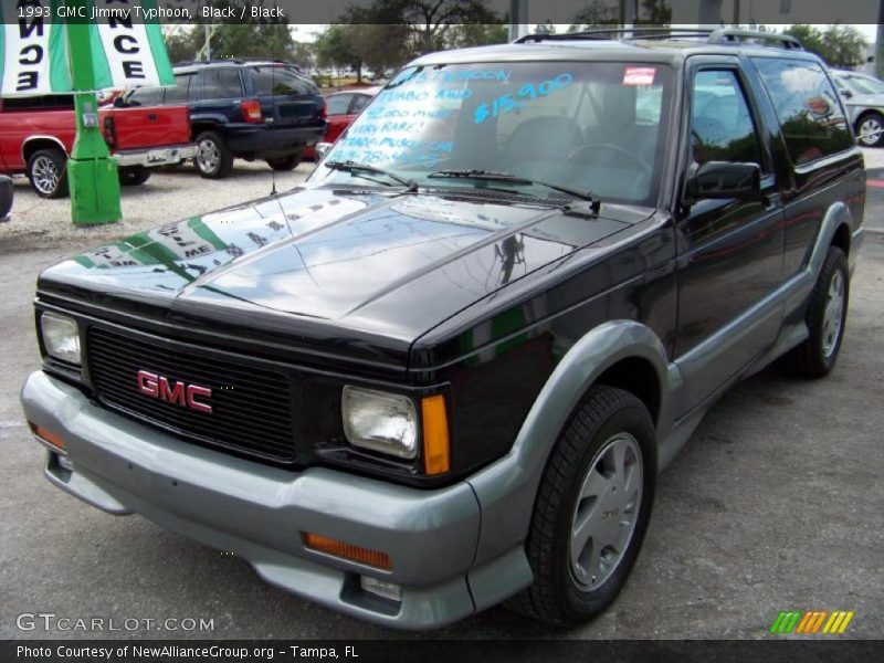 Black / Black 1993 GMC Jimmy Typhoon