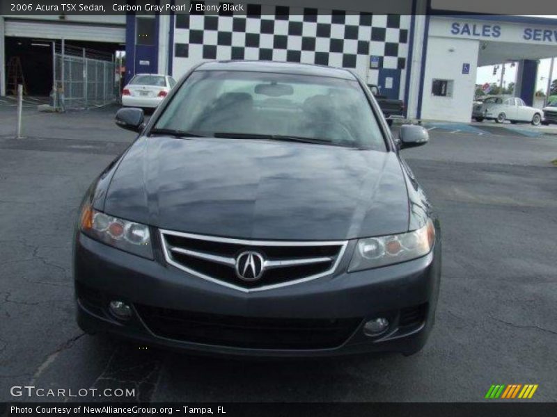 Carbon Gray Pearl / Ebony Black 2006 Acura TSX Sedan