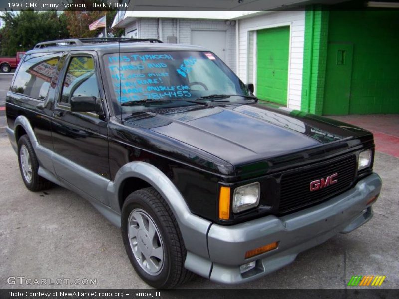 Black / Black 1993 GMC Jimmy Typhoon