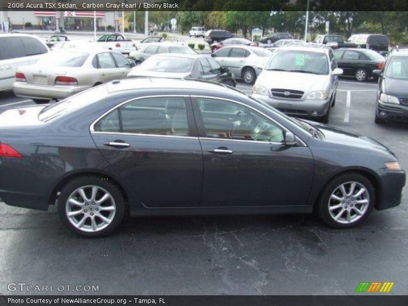 Carbon Gray Pearl / Ebony Black 2006 Acura TSX Sedan