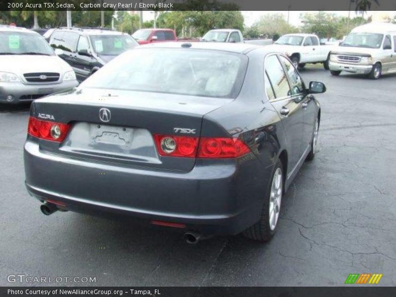 Carbon Gray Pearl / Ebony Black 2006 Acura TSX Sedan
