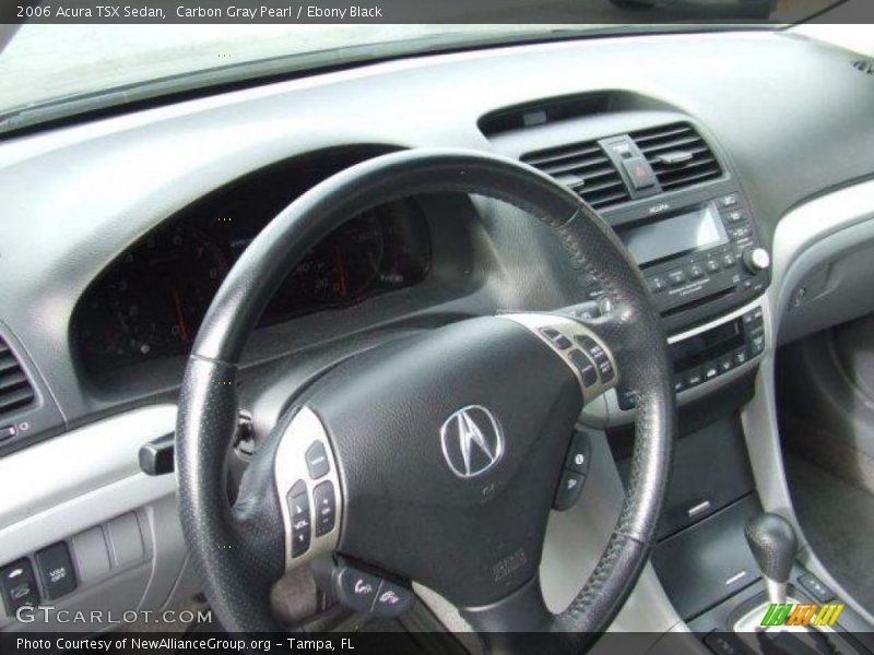 Carbon Gray Pearl / Ebony Black 2006 Acura TSX Sedan