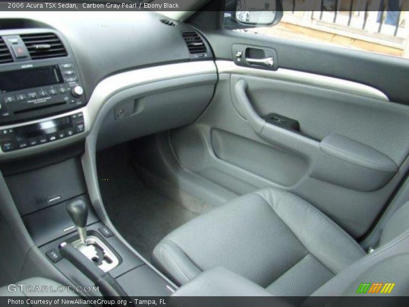 Carbon Gray Pearl / Ebony Black 2006 Acura TSX Sedan
