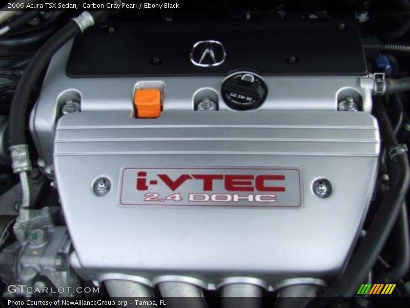 Carbon Gray Pearl / Ebony Black 2006 Acura TSX Sedan