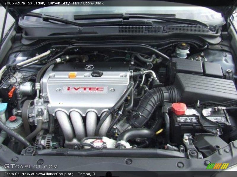 Carbon Gray Pearl / Ebony Black 2006 Acura TSX Sedan