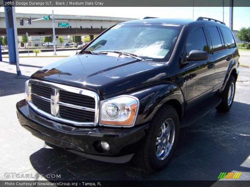 Black / Medium Slate Gray 2005 Dodge Durango SLT