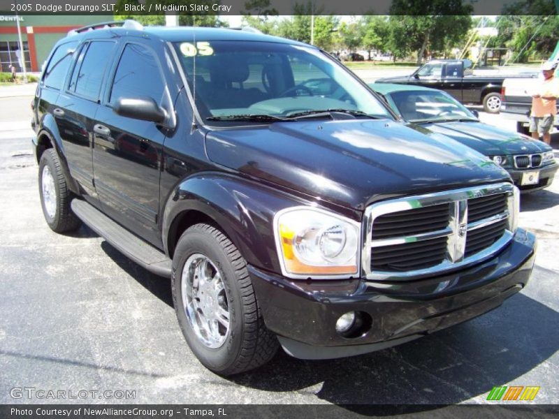 Black / Medium Slate Gray 2005 Dodge Durango SLT
