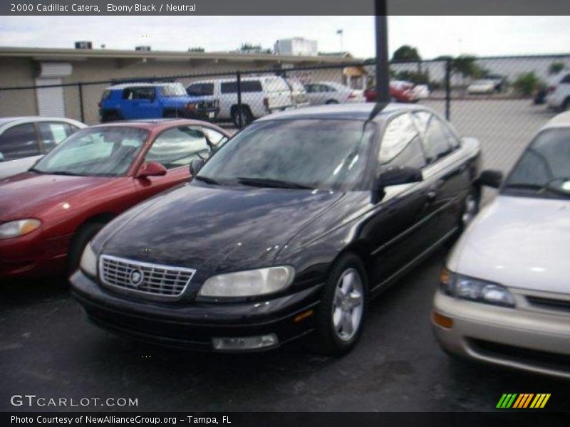 Ebony Black / Neutral 2000 Cadillac Catera
