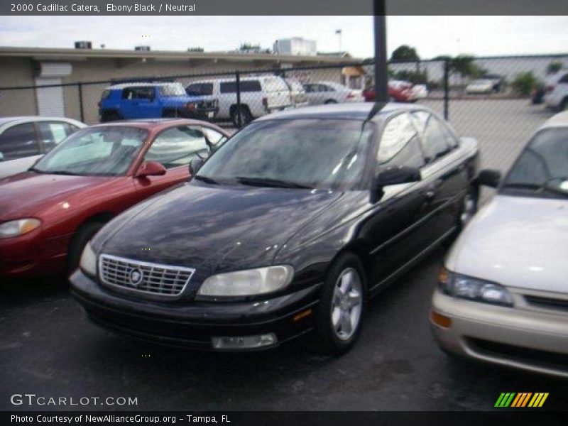 Ebony Black / Neutral 2000 Cadillac Catera