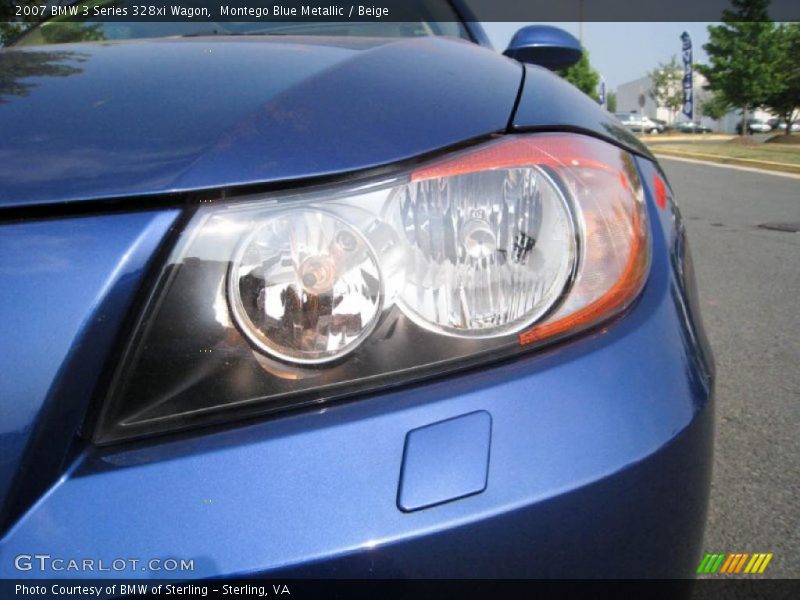 Montego Blue Metallic / Beige 2007 BMW 3 Series 328xi Wagon