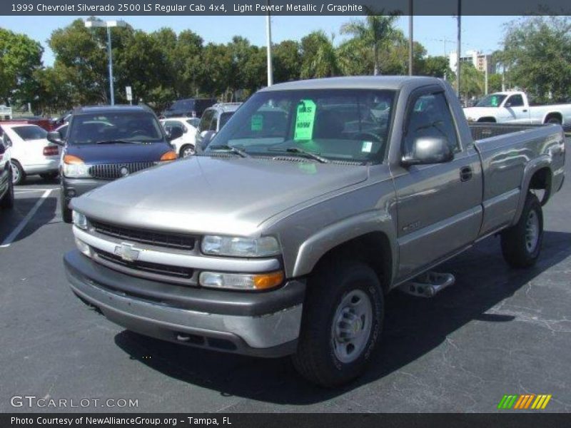 Light Pewter Metallic / Graphite 1999 Chevrolet Silverado 2500 LS Regular Cab 4x4
