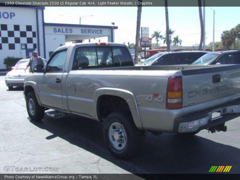 Light Pewter Metallic / Graphite 1999 Chevrolet Silverado 2500 LS Regular Cab 4x4