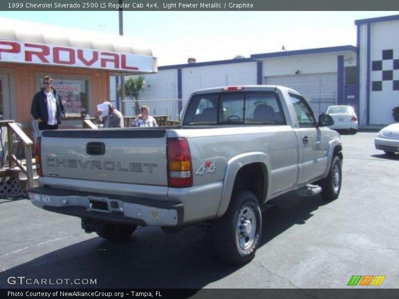 Light Pewter Metallic / Graphite 1999 Chevrolet Silverado 2500 LS Regular Cab 4x4